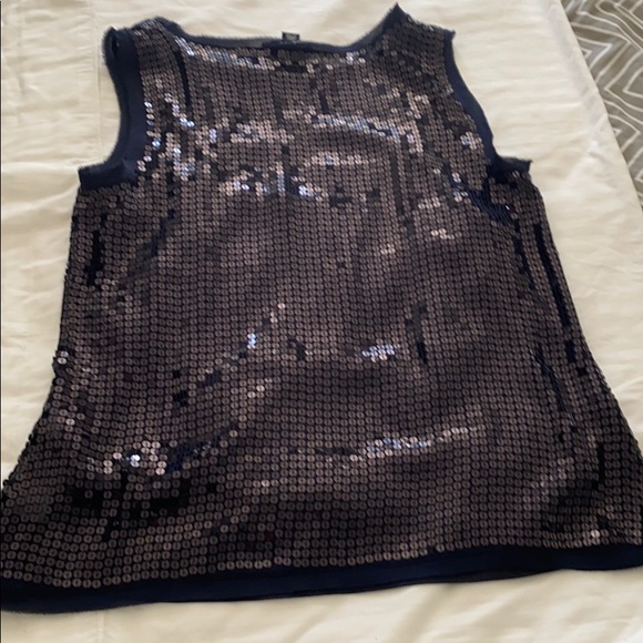 Donna Karan New York fabulous sequin black top - Picture 5 of 7